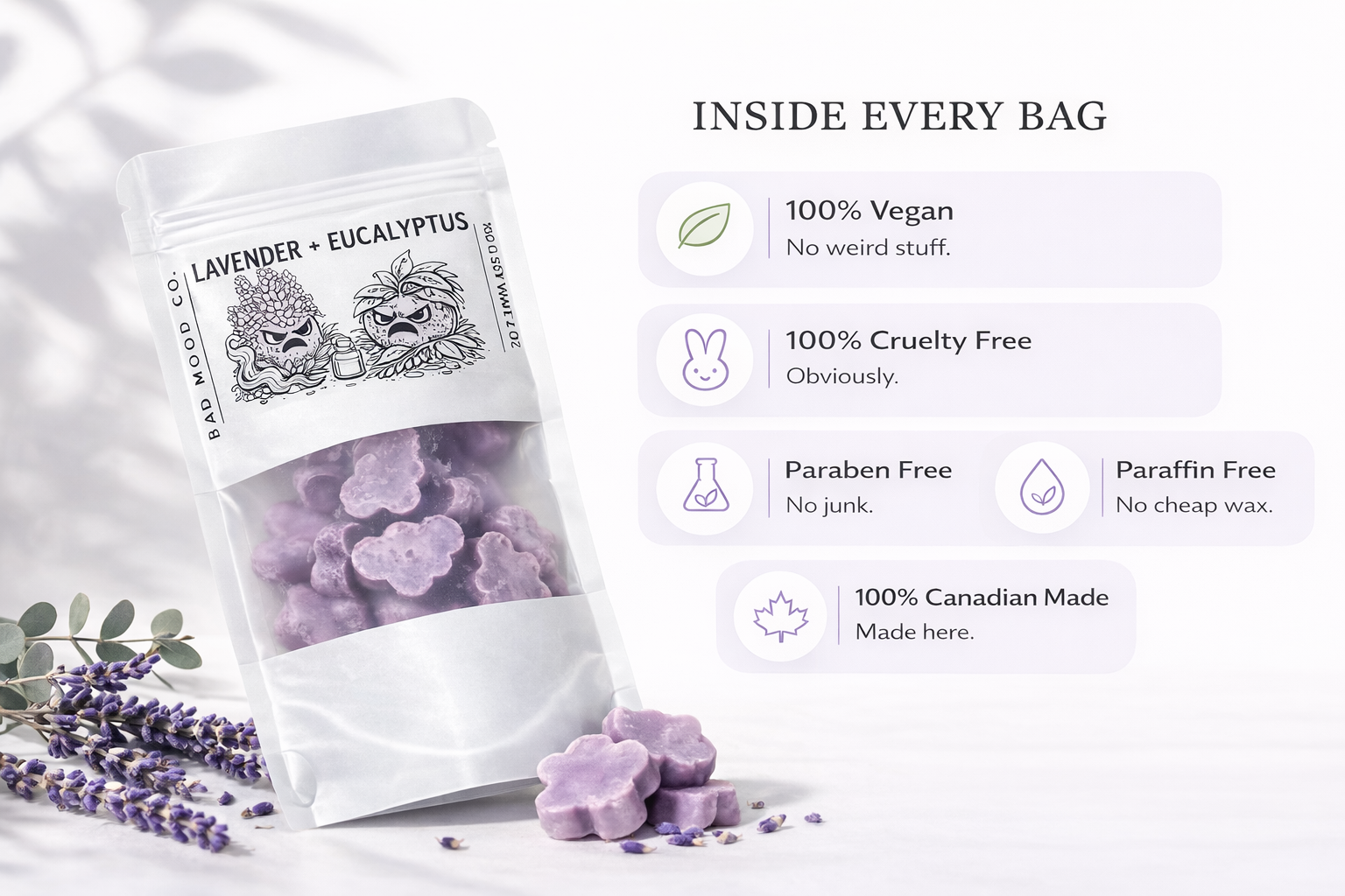 LAVENDER + EUCALYPTUS