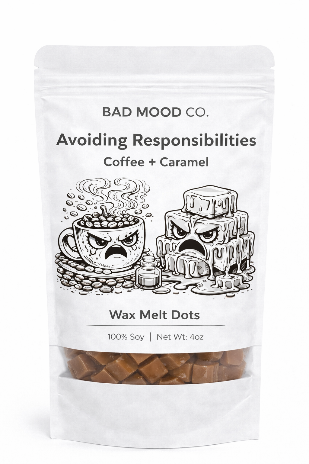 Avoiding Responsibilities Wax Melt Cube