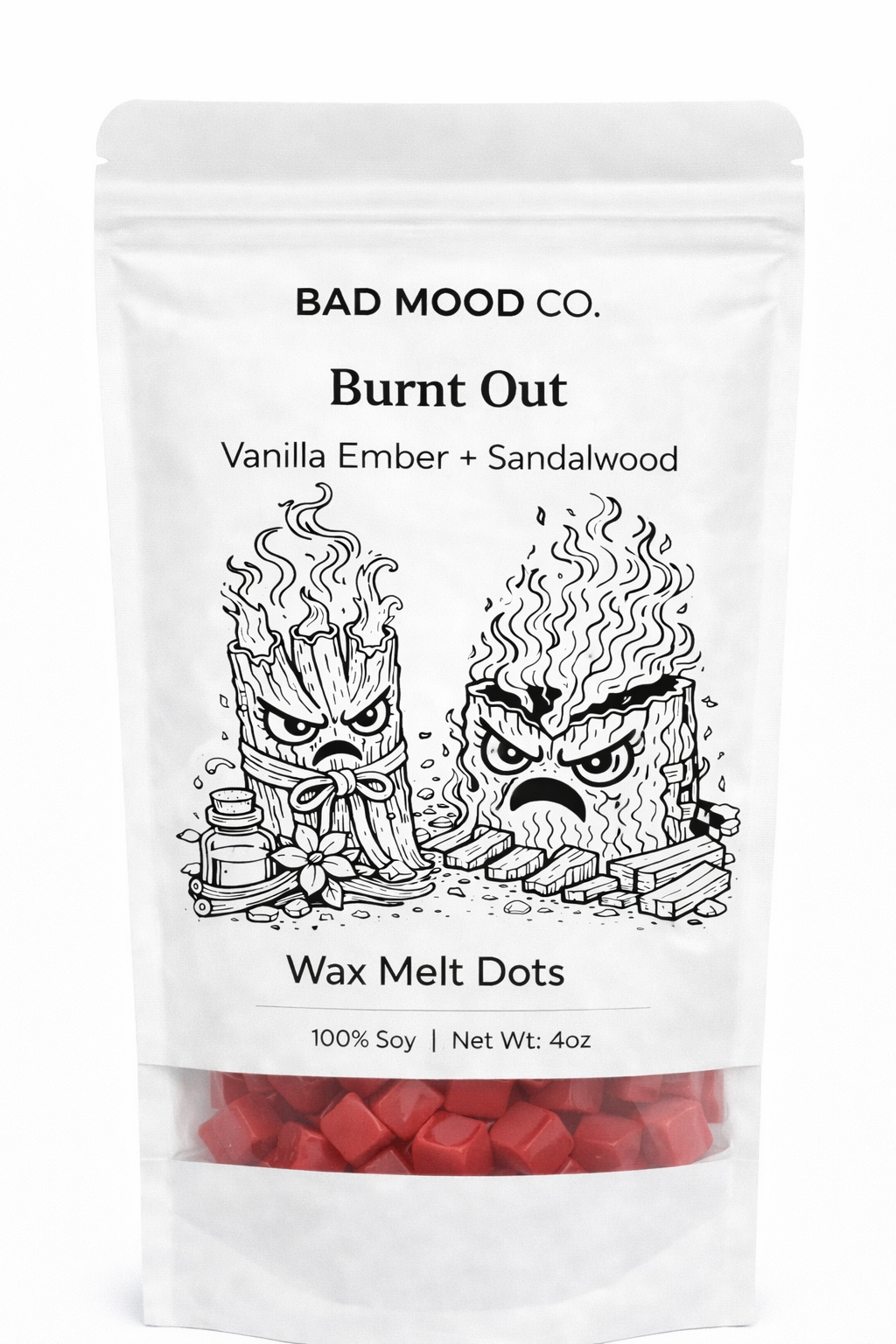 Burnt Out Wax Melt Cube