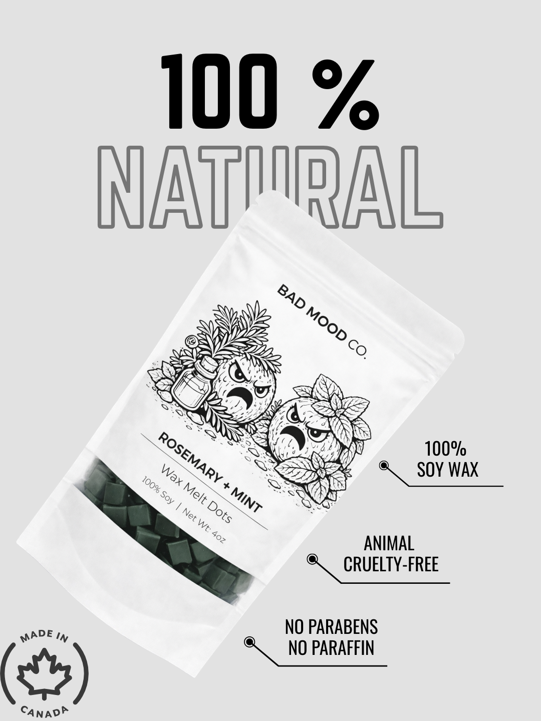 Fresh Outta Patience Wax Melt Cube